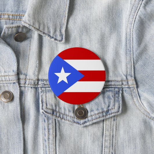 Flagge Puerto Rico Button (Beispiel)