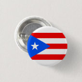 Flagge Puerto Rico Button (Vorne & Hinten)