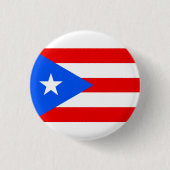 Flagge Puerto Rico Button (Vorderseite)