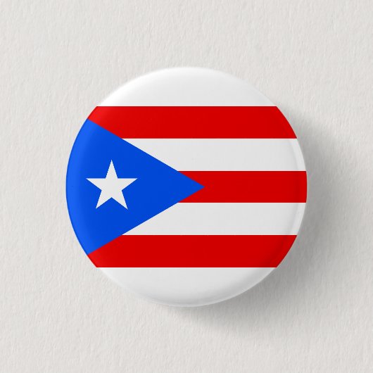 Flagge Puerto Rico Button (Vorderseite)