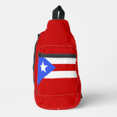 Flagge Puerto Rico Crossbody Bag (Vorderseite)