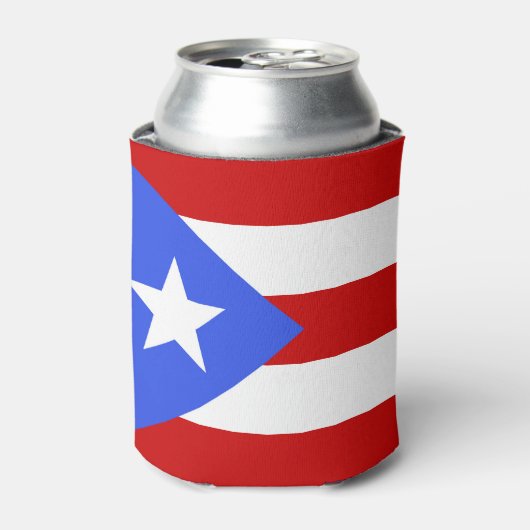 Flagge Puerto Rico Dosenkühler (Kanne Vorderseite)