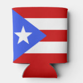 Flagge Puerto Rico Dosenkühler (Rückseite)