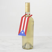 Flagge Puerto Rico Flaschenanhänger (Angewinkelt)