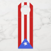 Flagge Puerto Rico Flaschenanhänger (Rückseite)