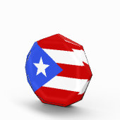 Flagge Puerto Rico Fotoblock (Rechts)