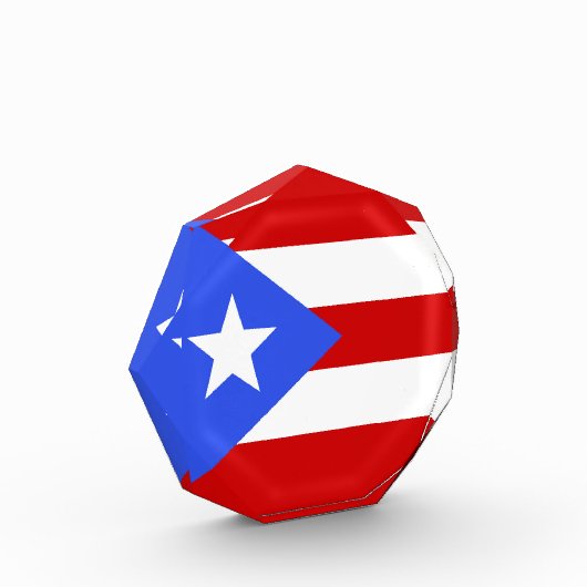 Flagge Puerto Rico Fotoblock (Links)