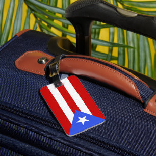 Flagge Puerto Rico Gepäckanhänger
