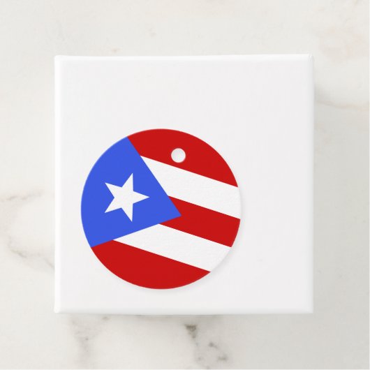 Flagge Puerto Rico Geschenkanhänger (Beispiel)