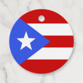 Flagge Puerto Rico Geschenkanhänger (Vorderseite)