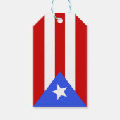 Flagge Puerto Rico Geschenkanhänger (Vorderseite)