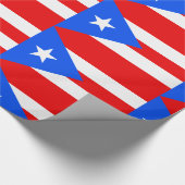 Flagge Puerto Rico Geschenkpapier (Ecke)