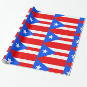 Flagge Puerto Rico Geschenkpapier (Ungerollt)