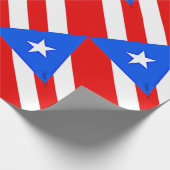 Flagge Puerto Rico Geschenkpapier (Ecke)