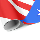 Flagge Puerto Rico Geschenkpapier (Rolleneckpunkt)
