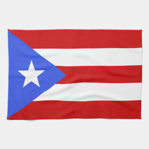 Flagge Puerto Rico Geschirrtuch