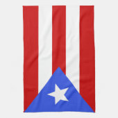 Flagge Puerto Rico Geschirrtuch (Vertikal)