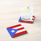 Flagge Puerto Rico Getränkeuntersetzer (Rechte Seite)