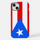 Flagge Puerto Rico iPhone Hülle (Rückseite)