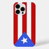 Flagge Puerto Rico iPhone Hülle (Rückseite)
