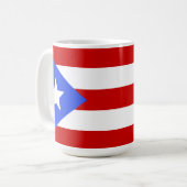 Flagge Puerto Rico Kaffeetasse (Vorderseite Links)