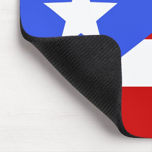 Flagge Puerto Rico Mousepad (Ecke)
