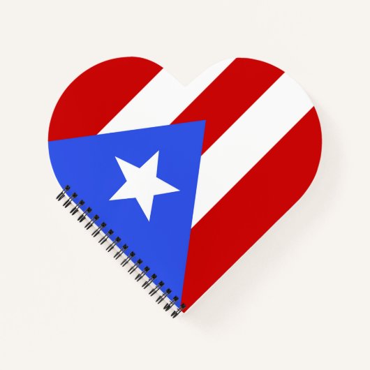 Flagge Puerto Rico Notizblock (Vorderseite)