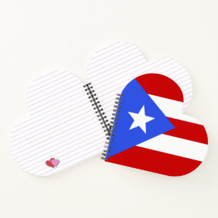 Flagge Puerto Rico Notizblock
