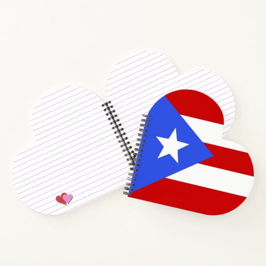Flagge Puerto Rico Notizblock (Innenseite)