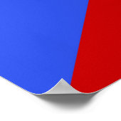 Flagge Puerto Rico Poster (Ecke)