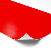 Flagge Puerto Rico Poster (Ecke)