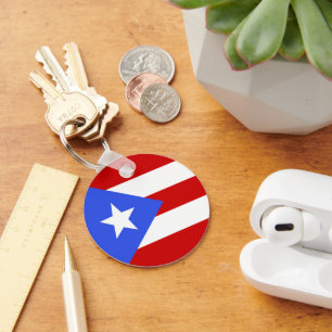 Flagge Puerto Rico Schlüsselanhänger