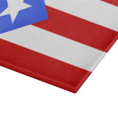 Flagge Puerto Rico Schneidebrett (Ecke)