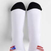 Flagge Puerto Rico Socken (Oben)