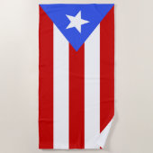 Flagge Puerto Rico Strandtuch (Vorderseite)