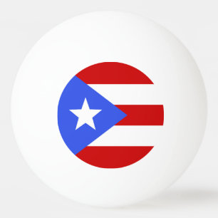 Flagge Puerto Rico Tischtennisball