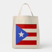 Flagge Puerto Rico Tragetasche (Rückseite)