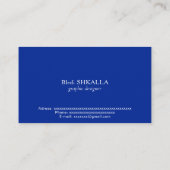 Flagge Puerto Rico Visitenkarte (Rückseite)