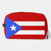 Flagge Puerto Rico Waschbeutel (Vorderseite)