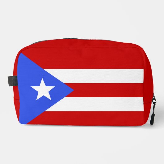 Flagge Puerto Rico Waschbeutel (Vorderseite)