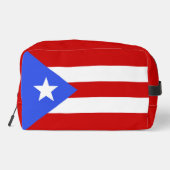 Flagge Puerto Rico Waschbeutel (Rückseite)