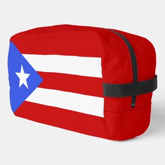 Flagge Puerto Rico Waschbeutel (Linke Seite)