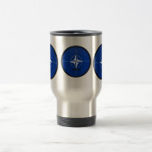 Flagge Qualität NATOs Roundel Reisebecher (Mittel)