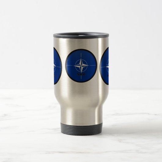 Flagge Qualität NATOs Roundel Reisebecher (Mittel)