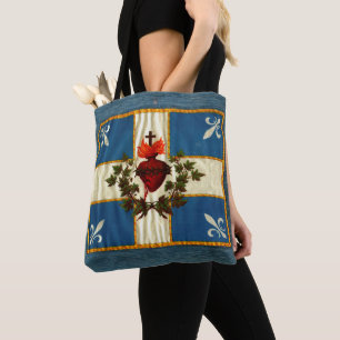 Flagge Québec alt Carillon Sacré-Cœur Tasche