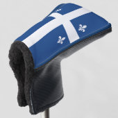 Flagge Québec, Kanada Golf Headcover (3/4 Vorderseite)