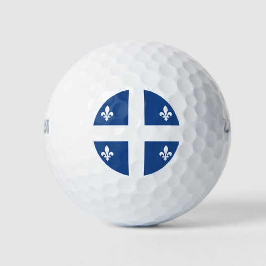 Flagge Québec, Kanada Golfball (Vorderseite)