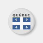 Flagge Québec, Kanada Magnet (Vorne)