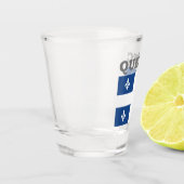 Flagge Québec, Kanada Schnapsglas (Links)