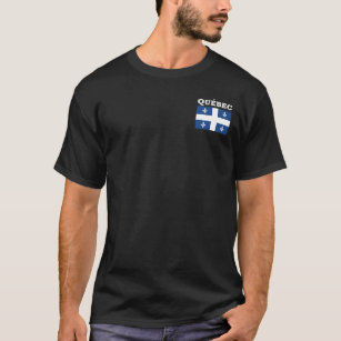 Flagge Québec, Kanada T-Shirt
